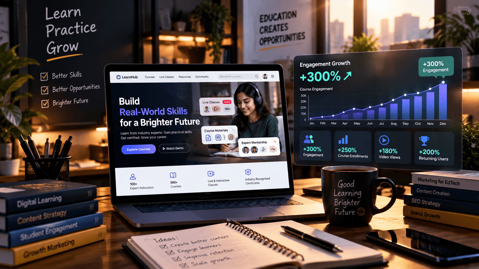Boosting Engagement by 300% for an EdTech Brand